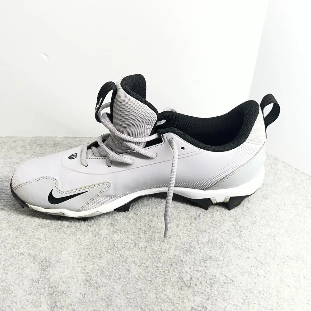 Nike Force Trout 9 Keystone Men’s Cleats Size 10 Pewter/Black-Wolf Grey PreOwned